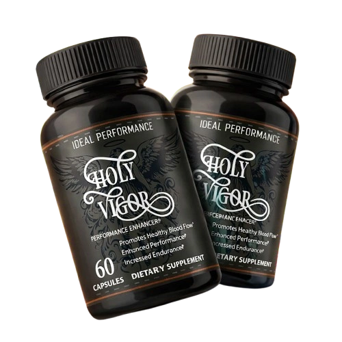 Holy Vigor Male Performance Support Supplement Bottle